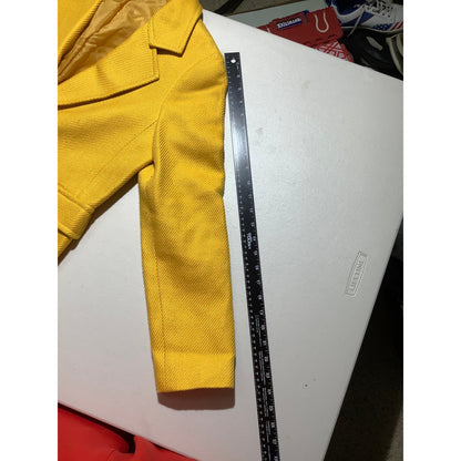 Talbots Mustard Yellow Wool Blend Blazer Women’s 6 — Preppy, Career, Classic
