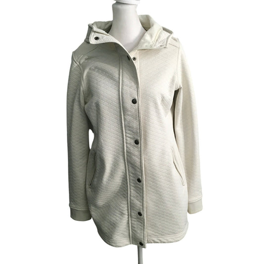 The North Face Recover Up Jacket Womens S Hooded Jacket Fleece Lined Quilted