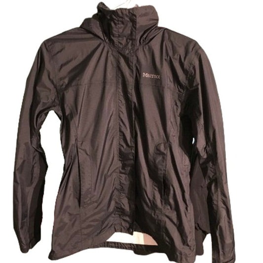 Marmot Black Hooded Windbreaker Size S - Outdoor, Functional, Lightweight