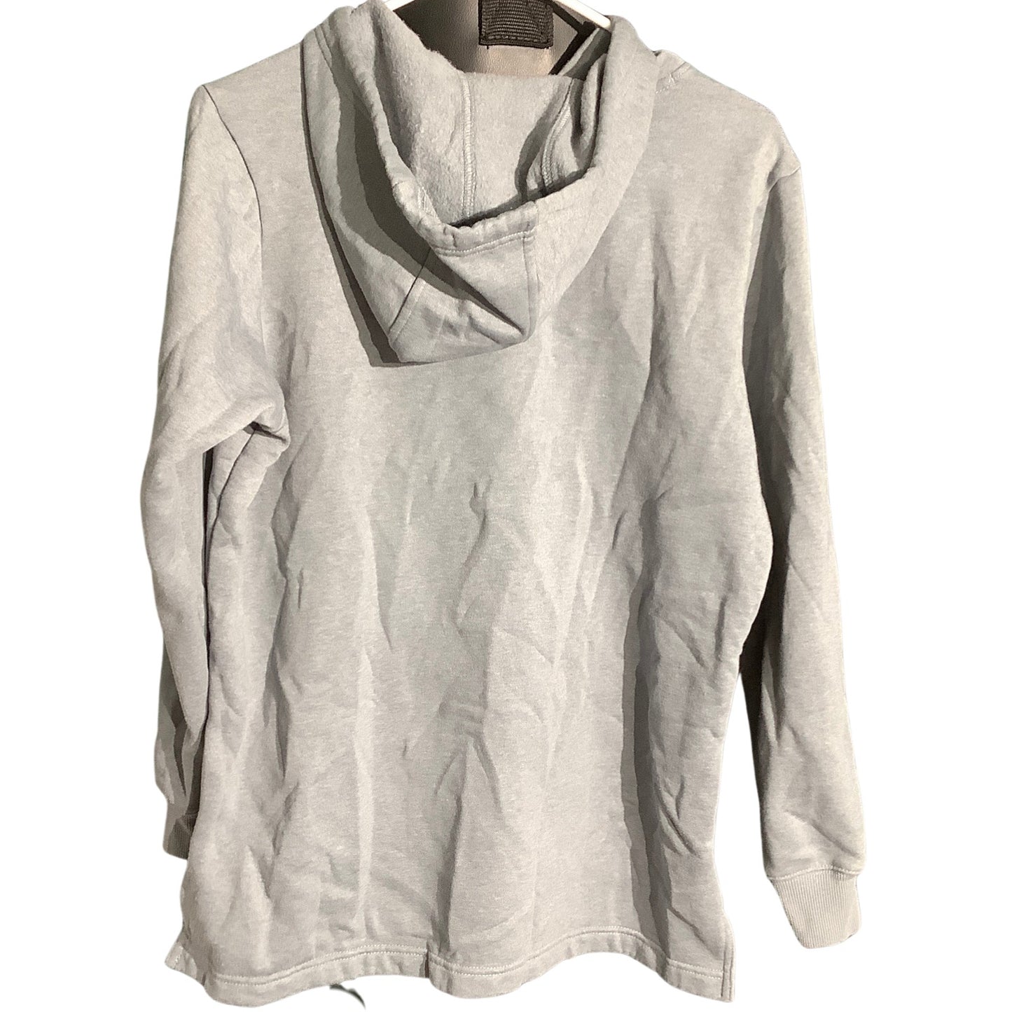 Columbia Light Gray Logo Fleece Hoodie Men’s Large — Outdoor, Athleisure, Casual