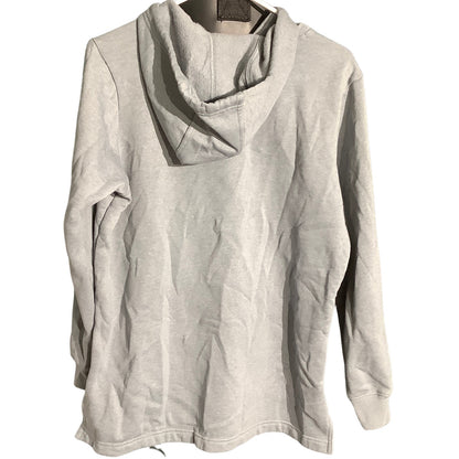 Columbia Light Gray Logo Fleece Hoodie Men’s Large — Outdoor, Athleisure, Casual