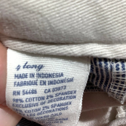 American Eagle Women's 4 Long Khaki Flare Casual Pants Y2K Preppy