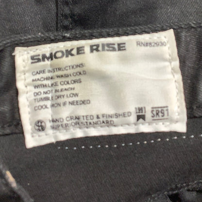 Smoke Rise Distressed Denim Shorts Men's Size 36 — Frayed, Streetwear, Biker