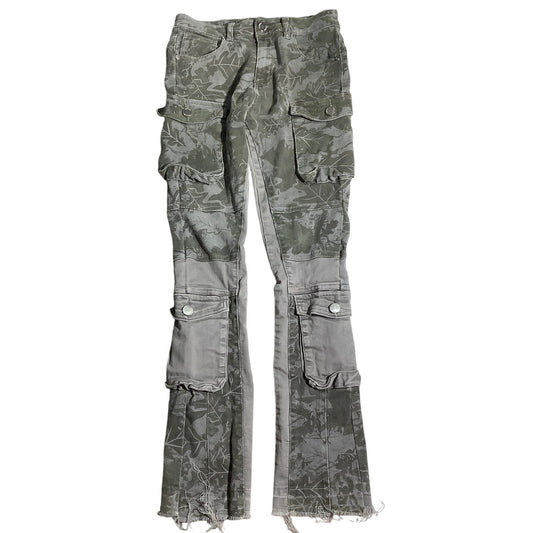 Waimea Kid's Cargo Pants Size 14 — Green, Camo, Utility