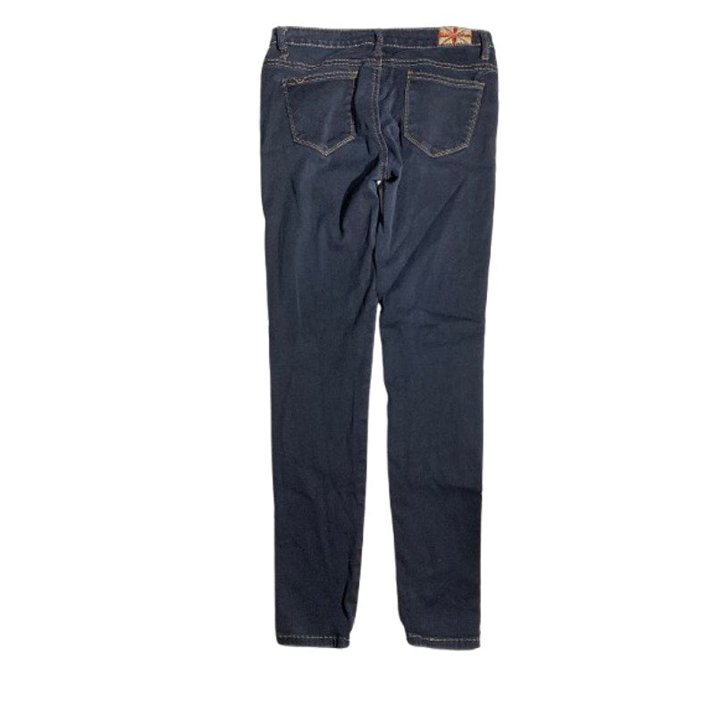 Machine Skinny Jeans Dark Denim Blue Kids Size 11 — Stretch, Casual, Everyday