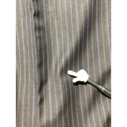 Phat Farm Brown Striped Dress Pants Men’s 38R — Pleated, Wool, Cuffed