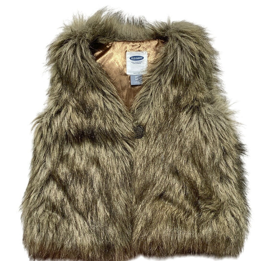 Old Navy Faux Fur Vest Infant Size 3T – Cozy, Stylish, Winter-Ready