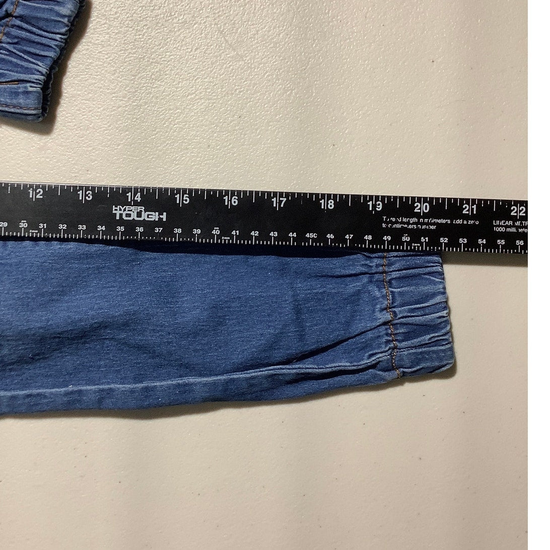 VIP Jeans Girls’ Size 8 Blue Denim Stretch Jeggings — Skinny, Casual, Everyday