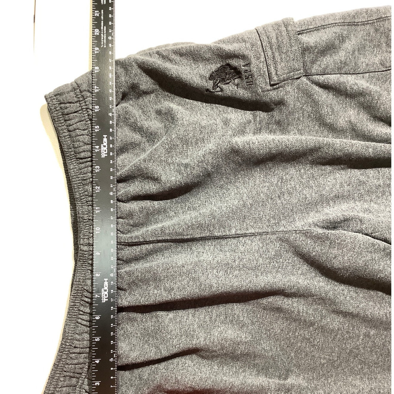 US Polo Association Men’s Gray Cargo Shorts Size XL – Stretch, Casual, Athletic