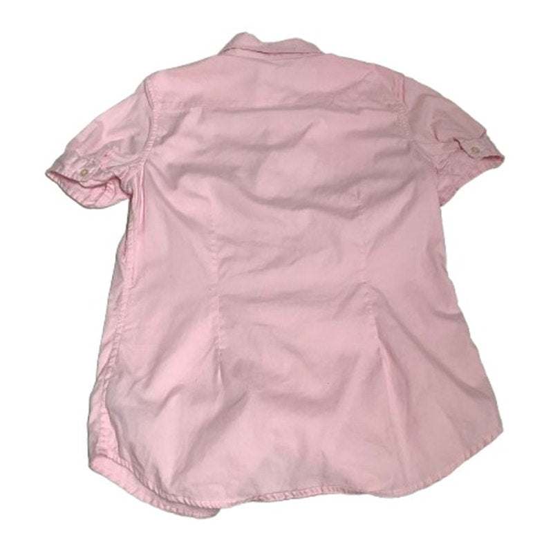 Polo Ralph Lauren Girls Pink Button-Up Shirt Size 16 – Preppy, Classic, Cute