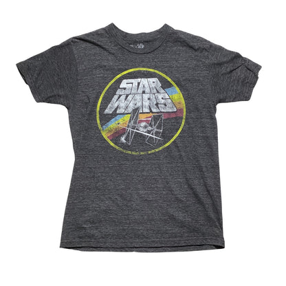 Star Wars Heathered Gray Graphic T-Shirt Size S — Movie, Geek, Casual