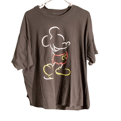 Disney Mickey Mouse Graphic T-Shirt Men’s Size 2X — Character, Cotton, Casual