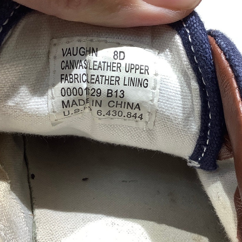 Polo Ralph Lauren Blue Canvas Sneakers Men’s 8D — Casual, Preppy, Everyday