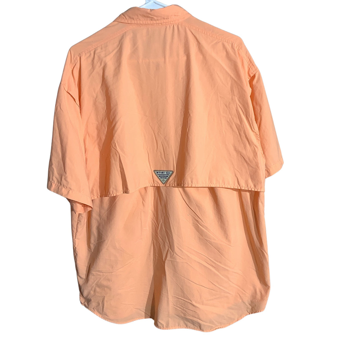 Columbia Men’s Medium PFG Fishing Shirt — Utility Pockets, Outdoor, Sporty