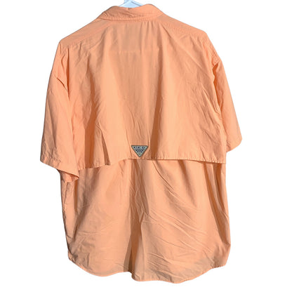 Columbia Men’s Medium PFG Fishing Shirt — Utility Pockets, Outdoor, Sporty