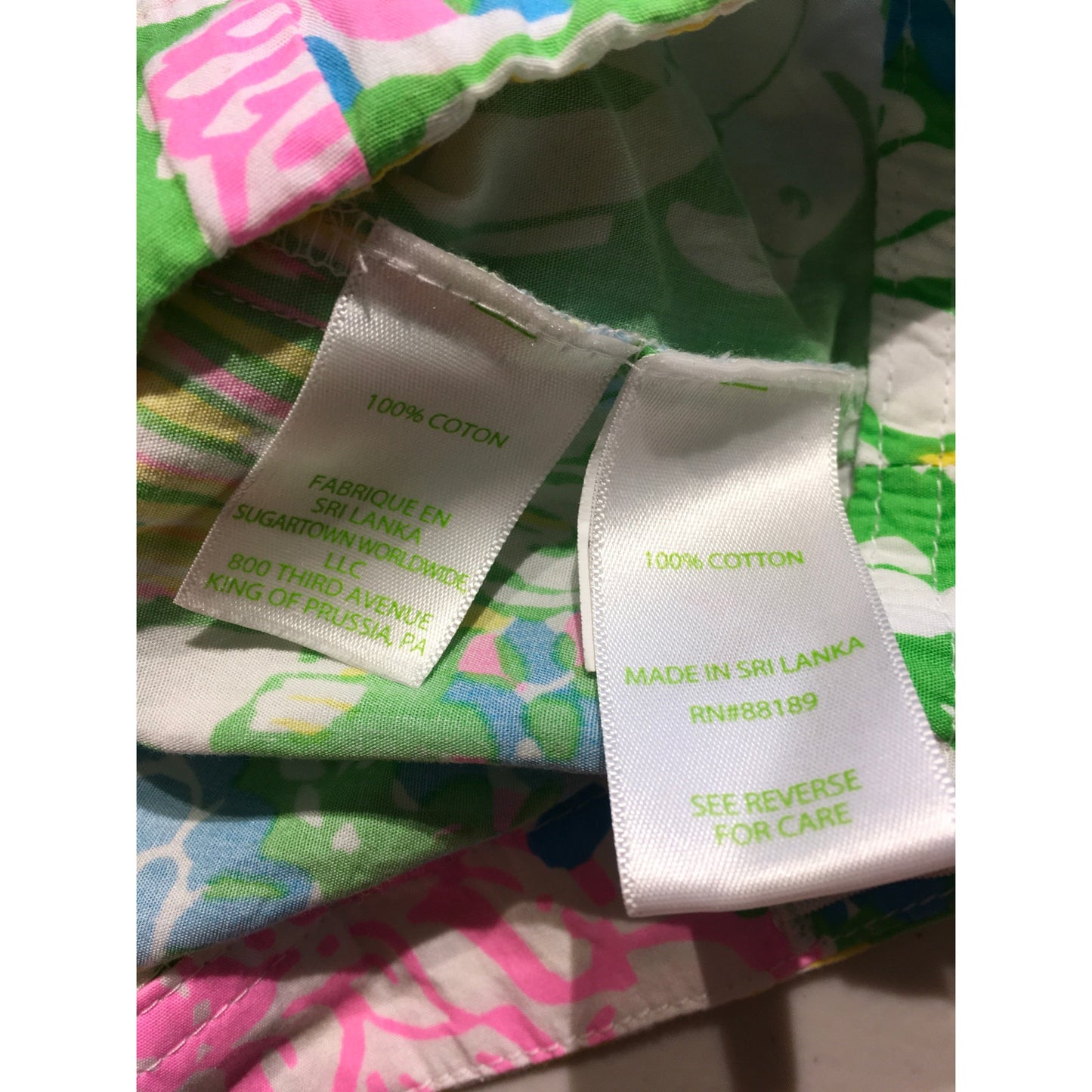 Lilly Pulitzer Tropical Floral Cotton Shorts Size 3 - Preppy, Vibrant, Resort