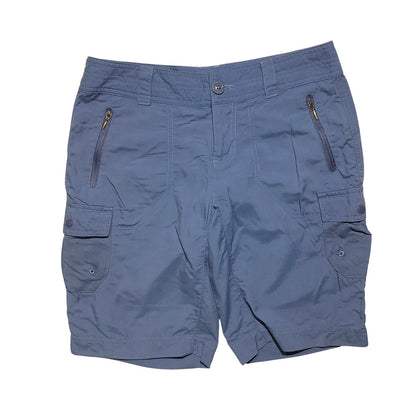 Columbia Blue Hiking Cargo Shorts Women’s Size 4 10L — Outdoor, Utility, Casual