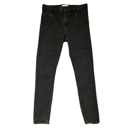 Abercrombie & Fitch Black High-Rise Jean Skinny 32/14R Stylish, Comfy, Versatile