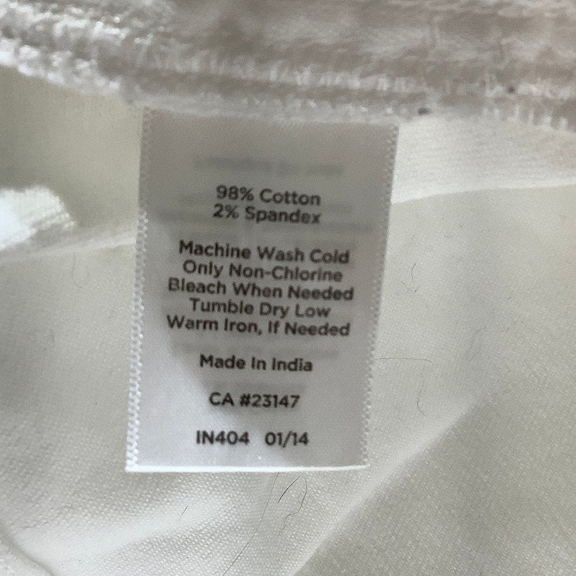 Talbots Signature Crop Pants Women’s Size 10 – White, Stretch, Casual