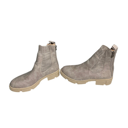 Blowfish Malibu High Ankle Boots Women’s 10 – Light Brown, Casual, Chunky Sole