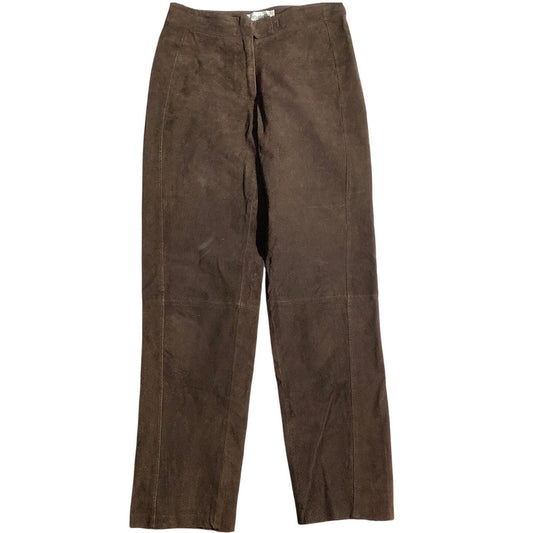 Bagatelle Women’s Pants Size 2P — Brown, Leather, Petite