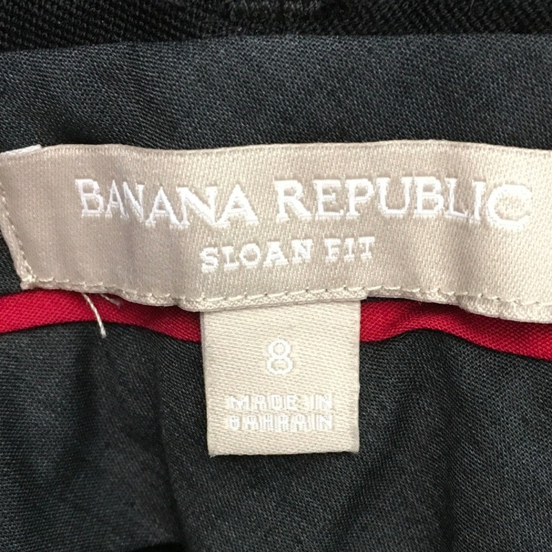Banana Republic Black Sloan Fit Dress Pants Size 8 – Classic, Office Siren, Chic