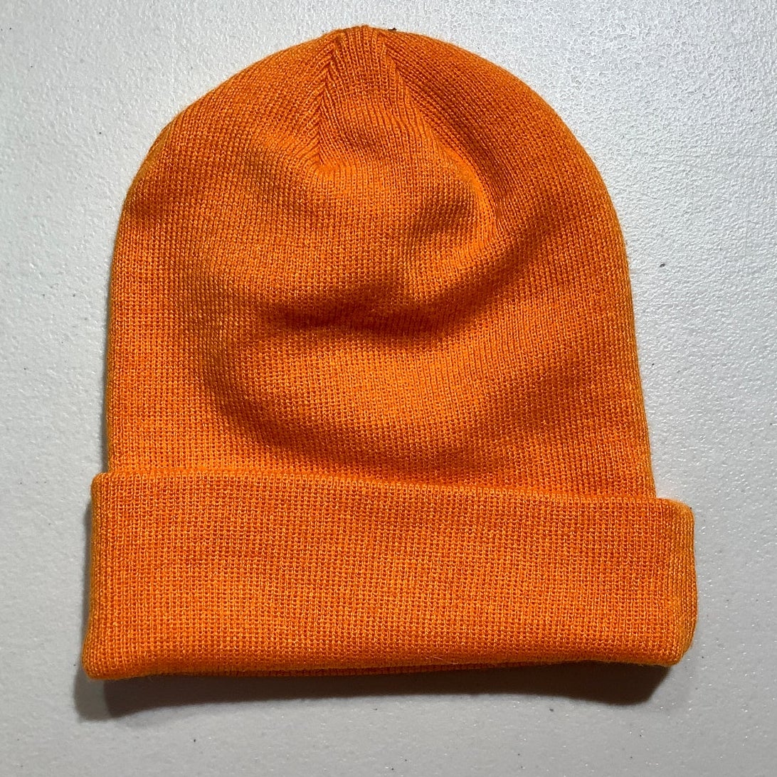Timberland Pro Men's One Size Bright Orange Cuffed Watchcap Beanie