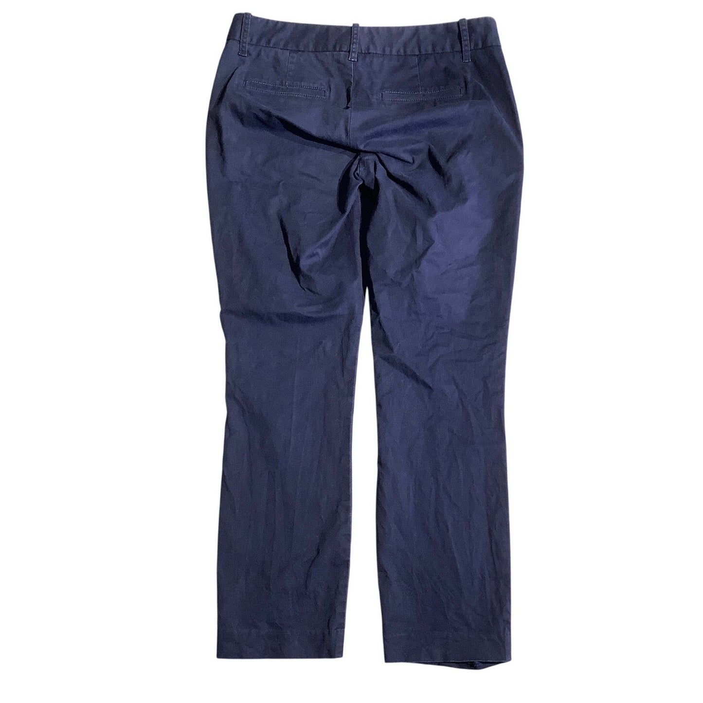 J.Crew Navy Blue Chino Pants Women’s Size 6 - Stretch, Classic, Polished Casual
