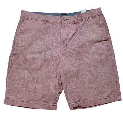Banana Republic Emerson Shorts, Burgundy, Men’s Size 36 — Casual, Chino, Cotton