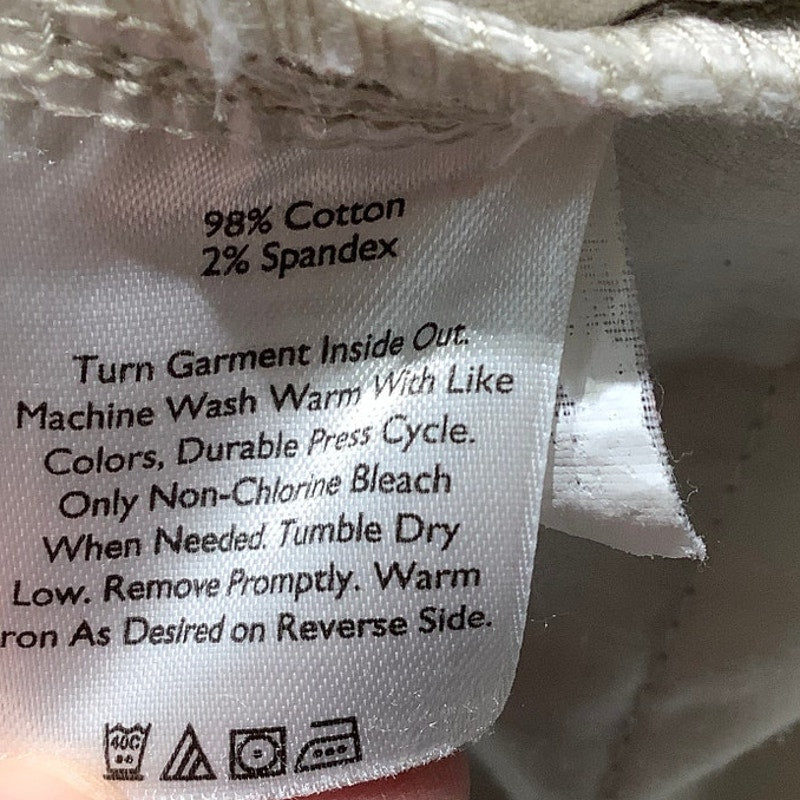 Eddie Bauer Cream Corduroy Cargo Pants Women 12 — Outdoor, Casual, Utility