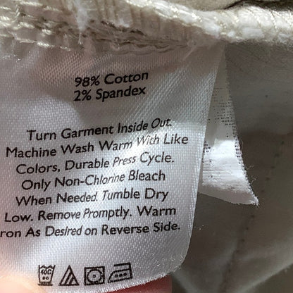 Eddie Bauer Cream Corduroy Cargo Pants Women 12 — Outdoor, Casual, Utility