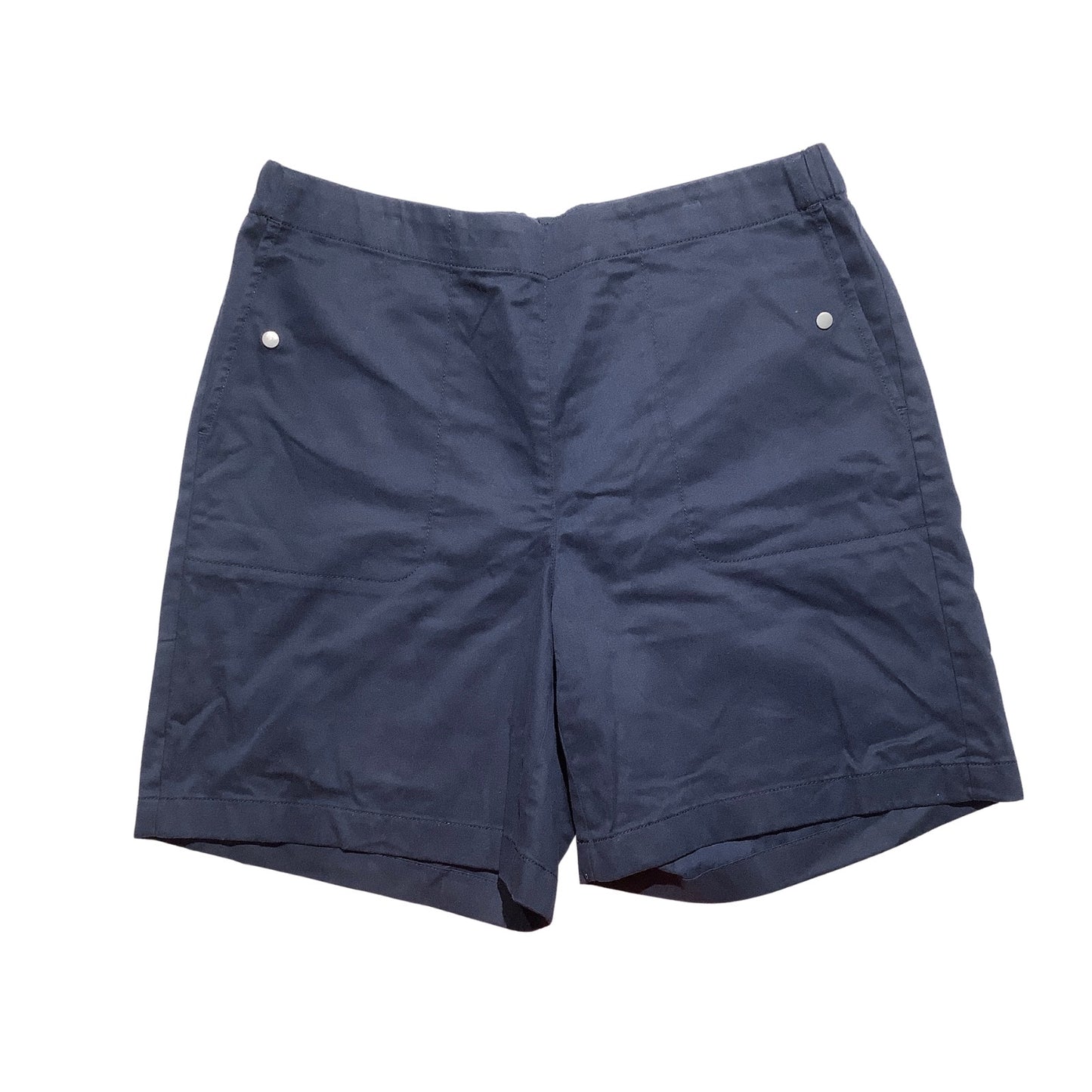 J.Jill Navy Pull-On Stretch Shorts Women’s M NWT — Coastal, Preppy, Casual