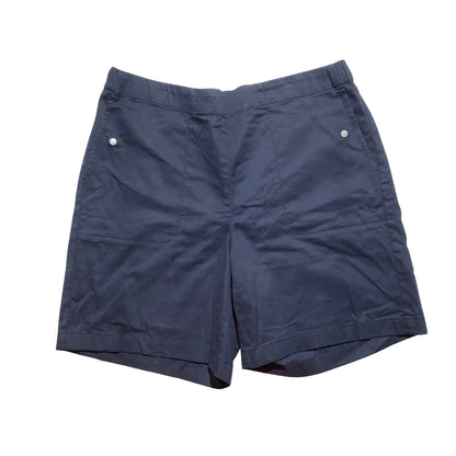 J.Jill Navy Pull-On Stretch Shorts Women’s M NWT — Coastal, Preppy, Casual