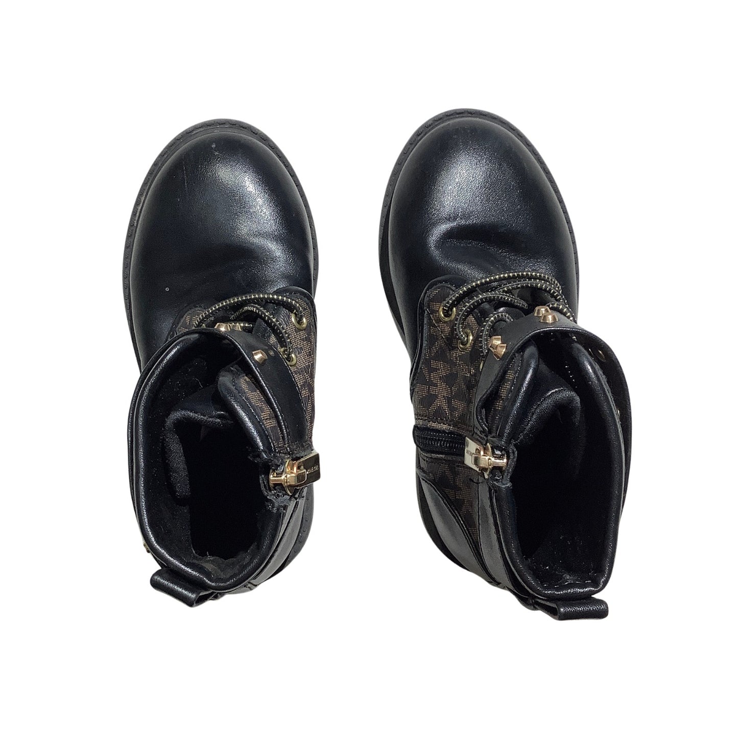 Michael Kors Madeline Haskell Combat Boots Toddler Size 10— Designer, Moto, Fall