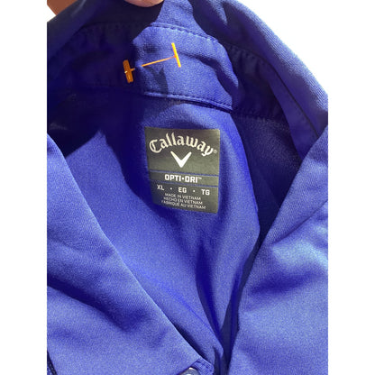 Callaway Blue Golf Polo Men’s XL Opti-Dri — Performance, Athletic, Casual