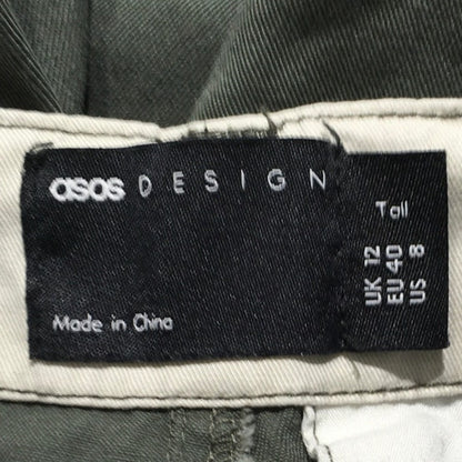 ASOS Design Olive Green Cargo Pants Women’s Size 8 – Streetwear, Utility, Y2K