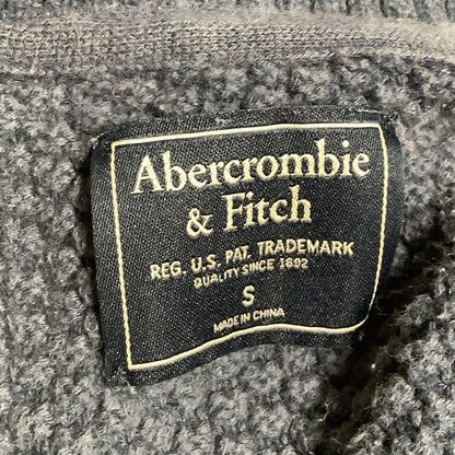 Abercrombie & Fitch Navy Blue Knit Sweater, Size Small - Cozy, Preppy, Classic