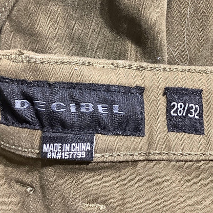 Decibel Men’s Cargo Pants Size 28x32 — Olive, Slim, Utility