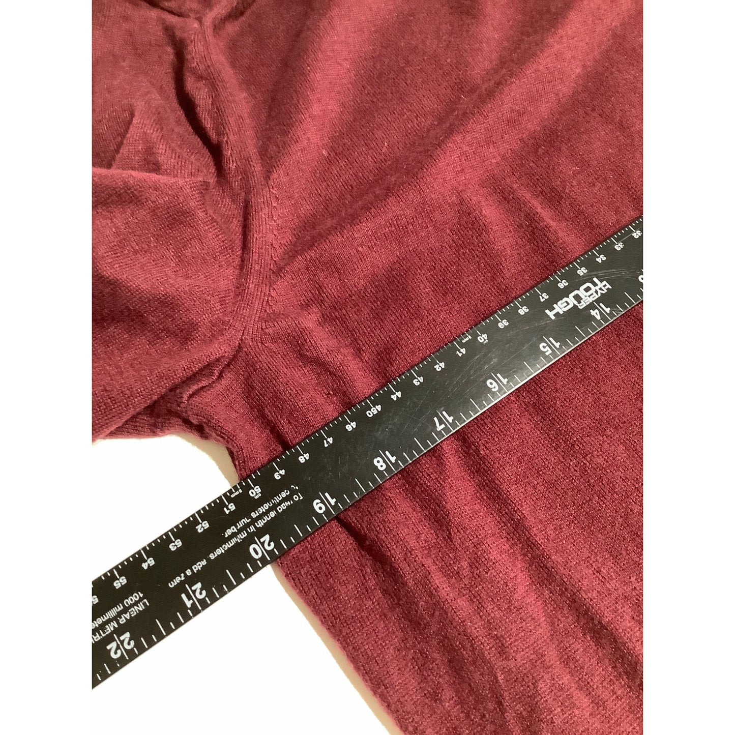 Banana Republic Men's Maroon Silk Cashmere V-Neck Sweater L - Classic, Preppy