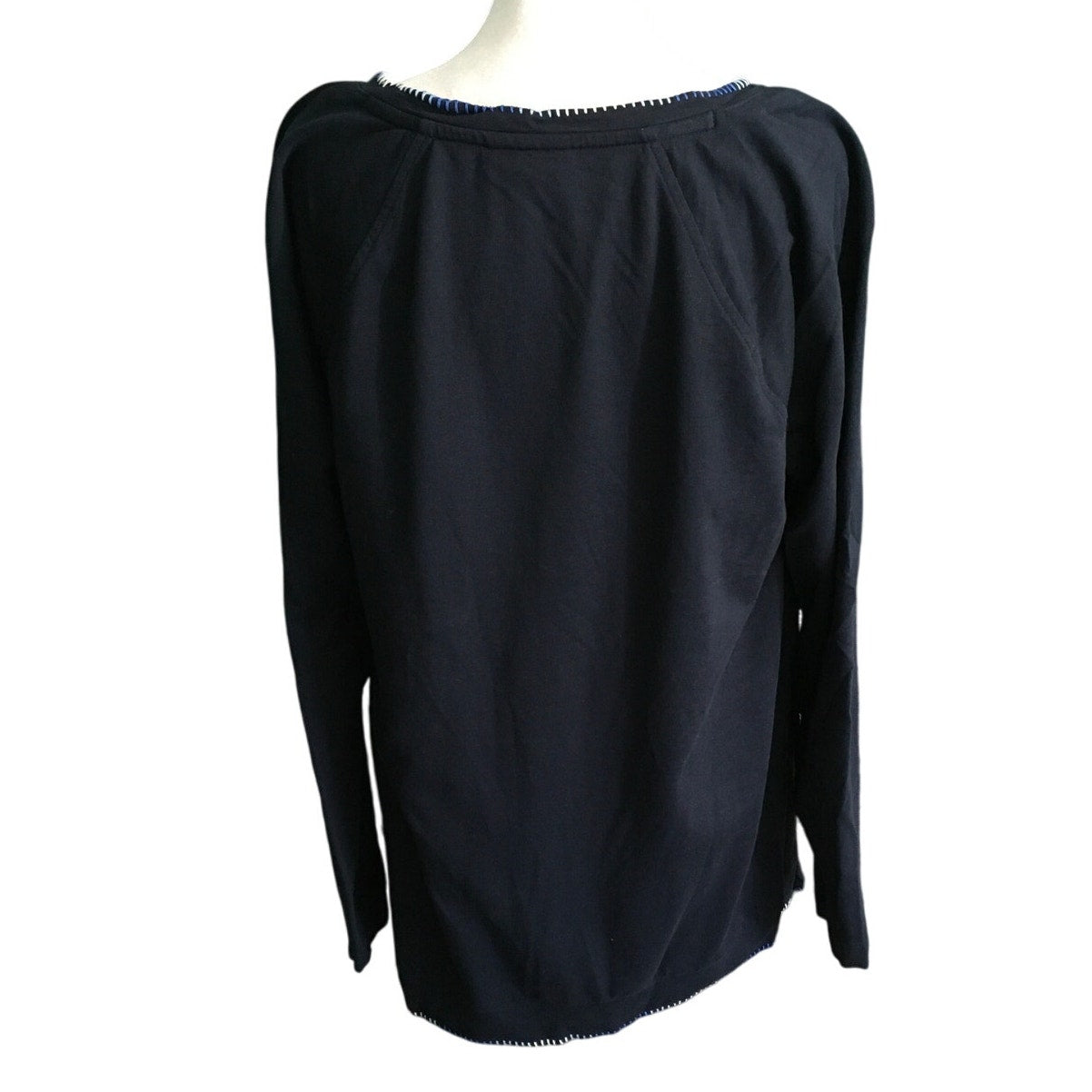 J. Jill Dark Blue Long Sleeve Top Size M - Minimalist, Casual, Chic