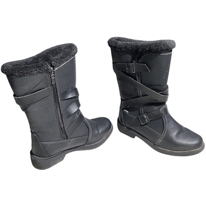Totes Waterproof Winter Boots Women’s 7.5M — Insulated, Faux Fur, Full Zip