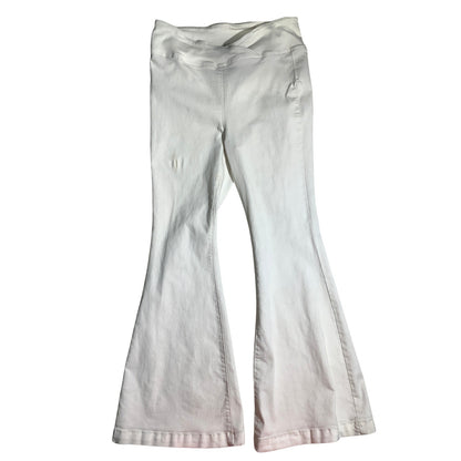 We The Free White Flare Jeans Women’s Size 31 — Boho, Stretch, Bell Bottom