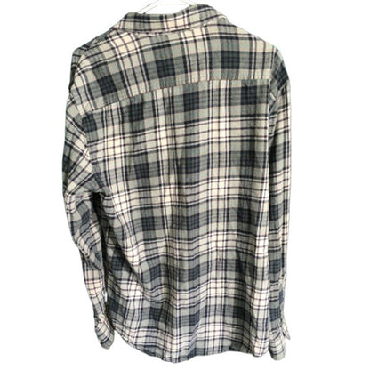 Urban Pipeline Men's Plaid Flannel Shirt LG - Grunge, Casual, 90s Style
