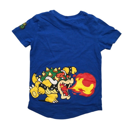 Super Mario Level Up T-Shirt Size XS (4-5) - Gamer, Retro, Casual