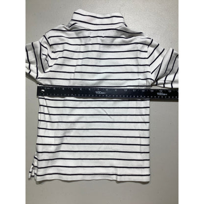 Polo Ralph Lauren Kids Striped 1/4 Zip Pullover Size 6 — Preppy, Classic, Casual