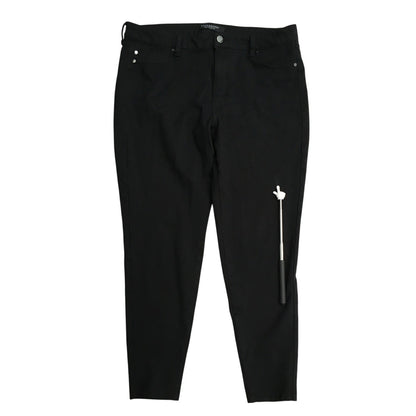 Liverpool Black Mid-Rise Cropped Pants  Size 14- Minimalist, Classic, Versatile