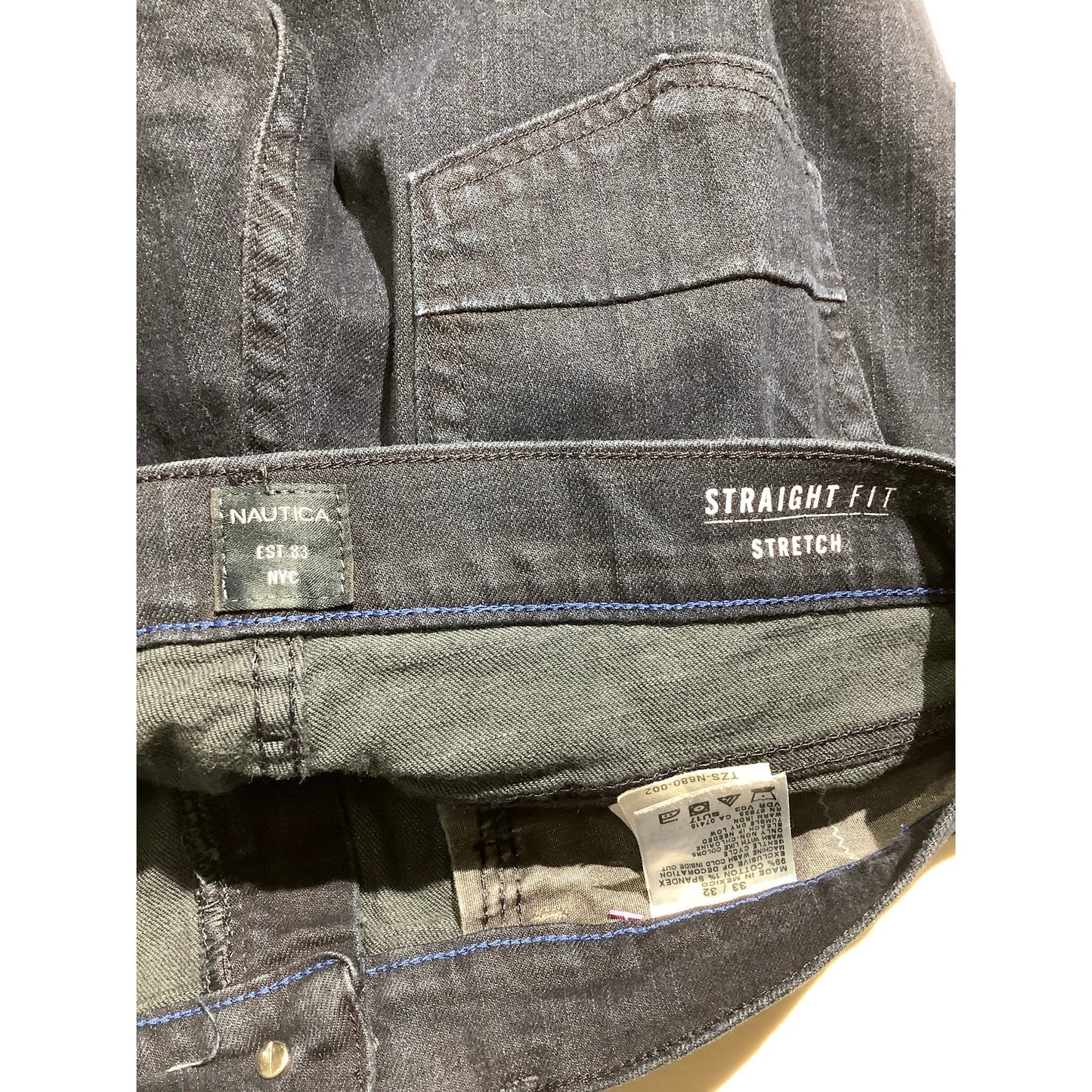Nautica  Straight Fit Jeans Men’s Size 33W 32L — Classic, Stretch, Casual