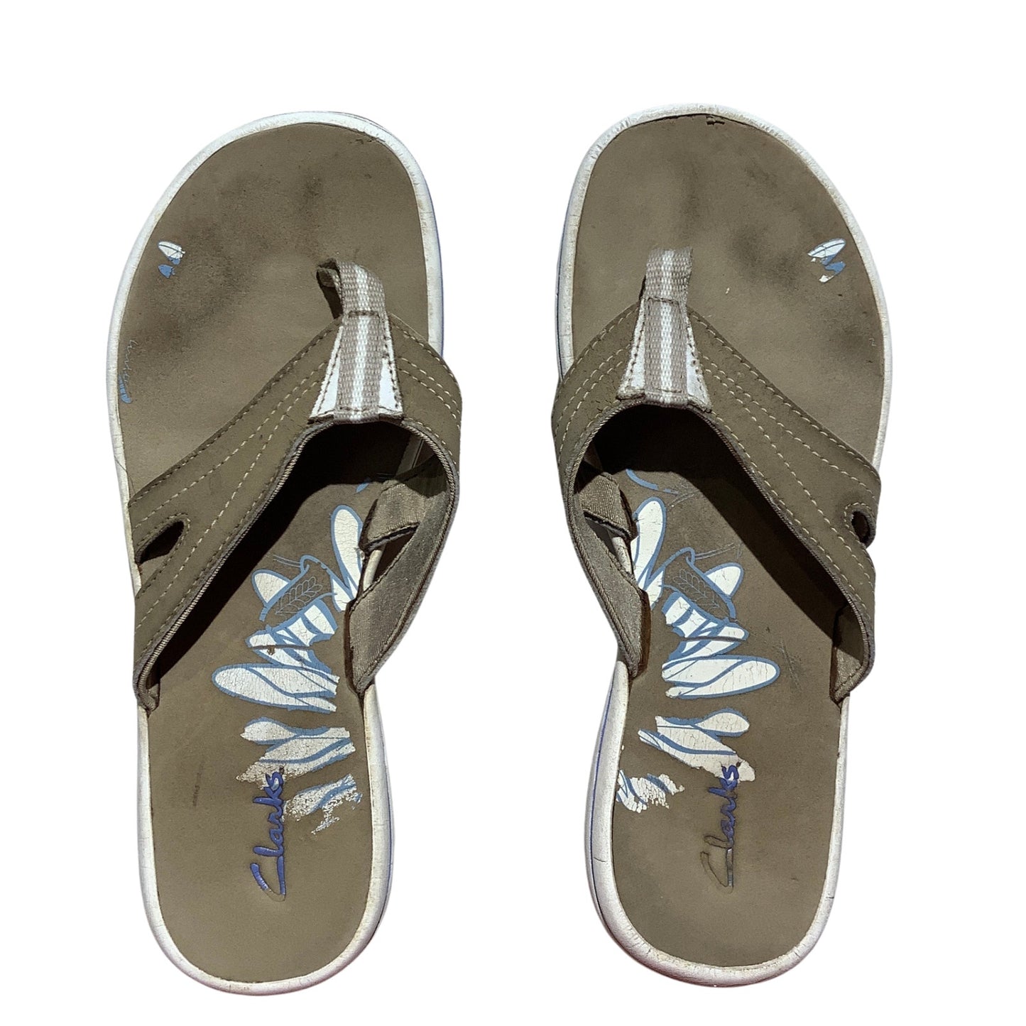 Clarks Breeze Sea Flip Flops Women’s 8.5–9 — Comfort, Beach, Casual
