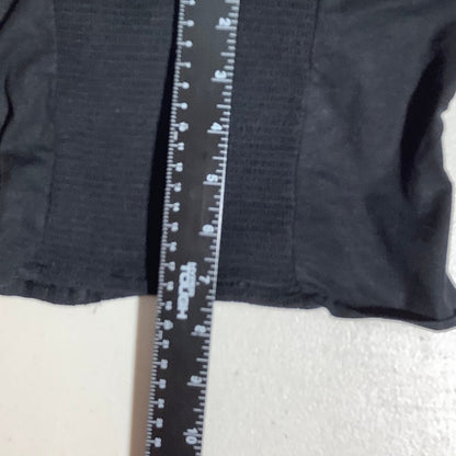 J. Galt Crop Top Women’s Size XS Black — Tie Front, Casual, Trendy
