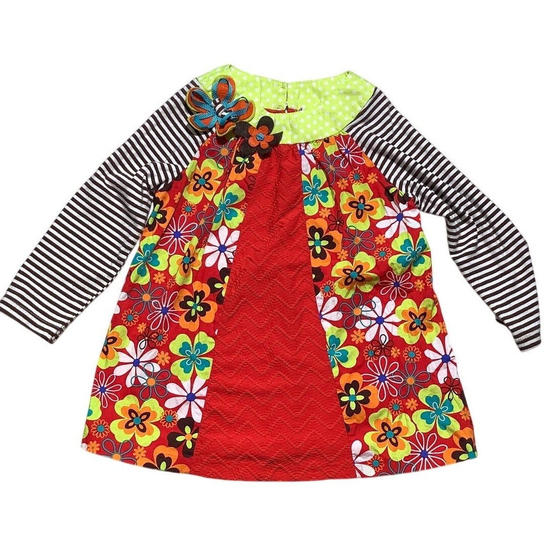 Counting Daisies Long Sleeve Dress Girls — Casual, Boutique, Playwear